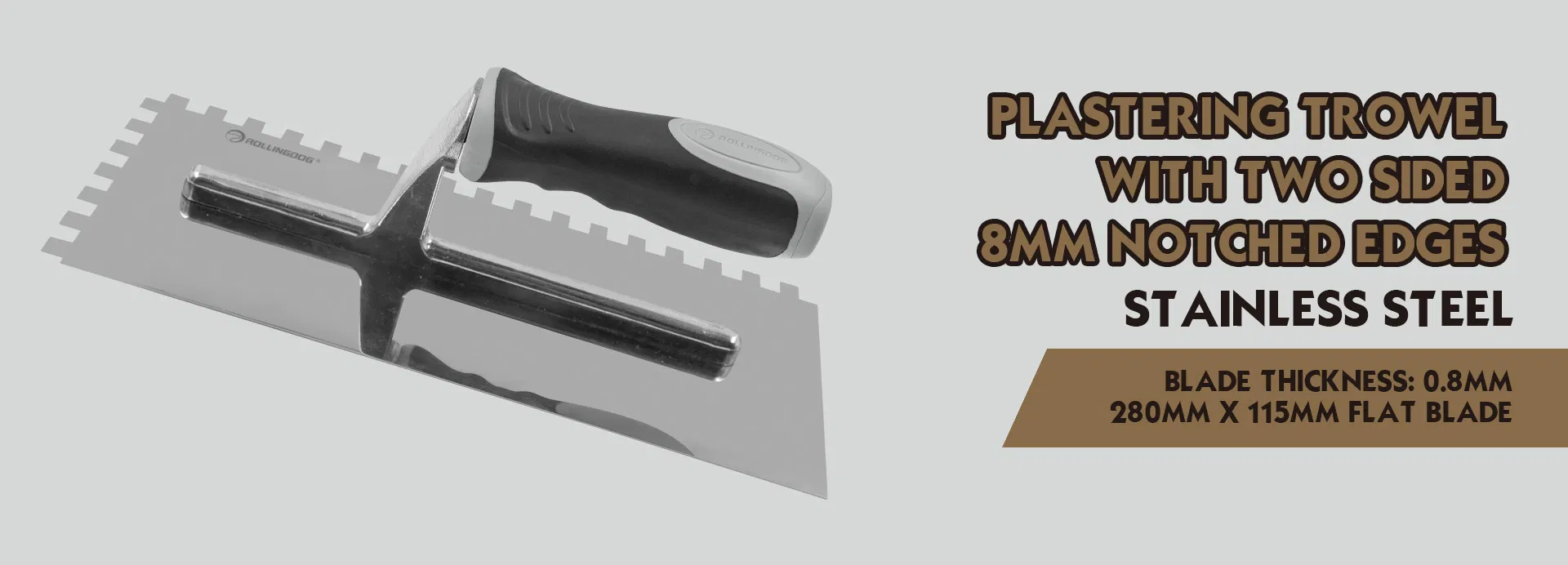 Rollingdog Plastering Trowel 280mm*115mm 50102