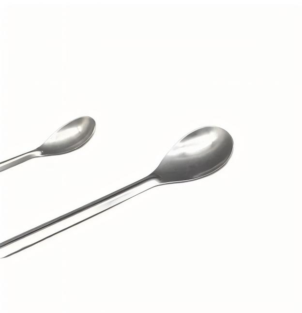 10.5cm 22cm Steel Consumable Lab Double Spoon Single Spoon Measuring Spoon