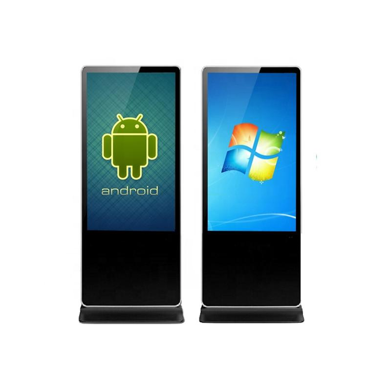 Hot Sell 32 43 45 48 49 55 65 Inch Large Size Floor Standing LCD Advertising Player Innovative Touch Screen Koisk Advertising Display