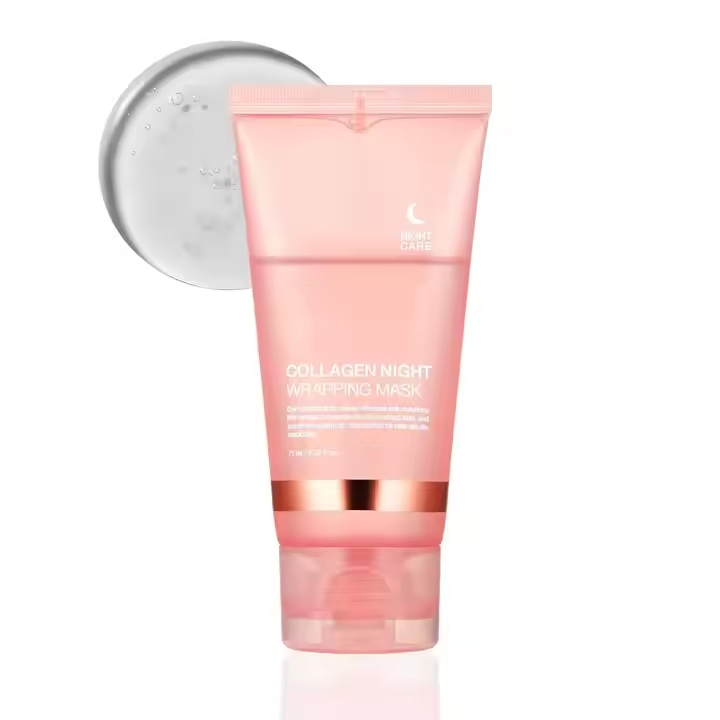 Wholesale OEM Private Label Wrapping Peel off Mask Facial Moisturizing Brighten Hydrating Smooth Face Firming Skin Care Mask with Brush