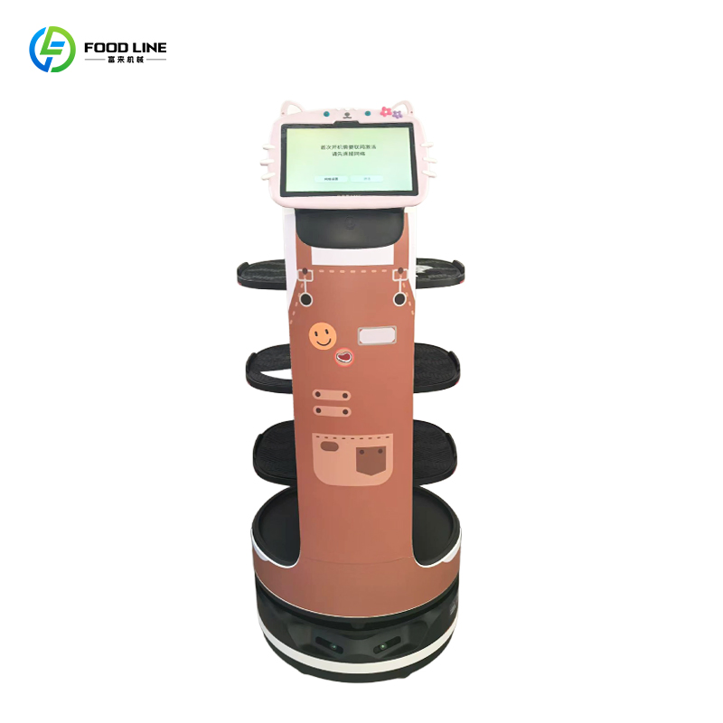 Automatic Food Pickup Takeout Delivery Robot for Shopping Districts Robot Delivery Machine