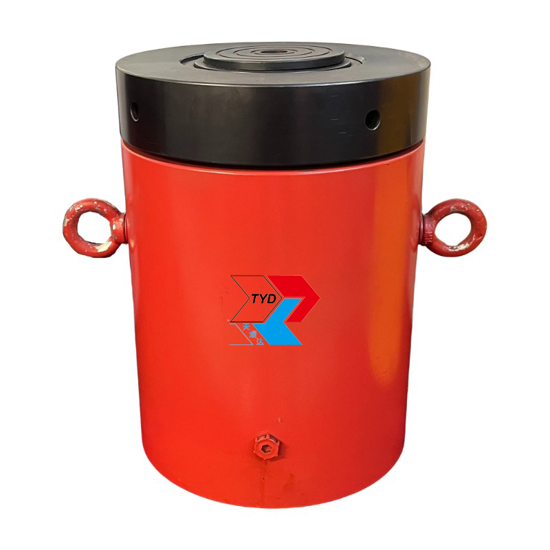 Tydcll Series Single-Acting Self-Locking Hydraulic Cylinder Jack 200t 50-1000mm High-Rise Lift Jacks Automatic Return Function