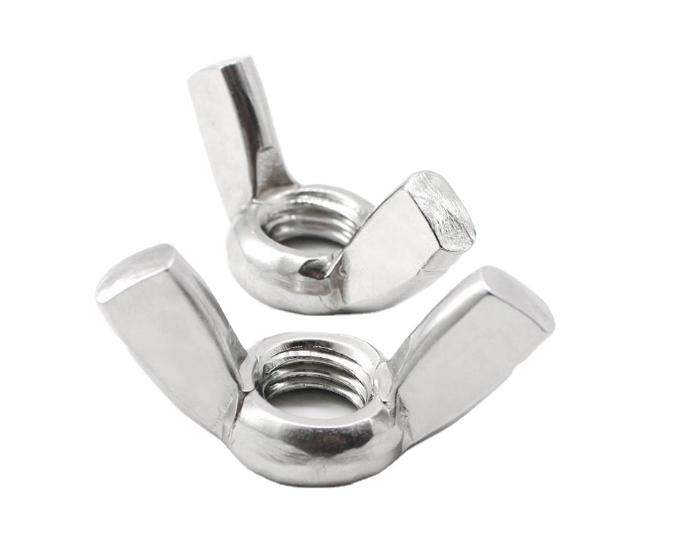 White Zinc Plated Carbon Steel Butterfly Wing Nut for Auto Part