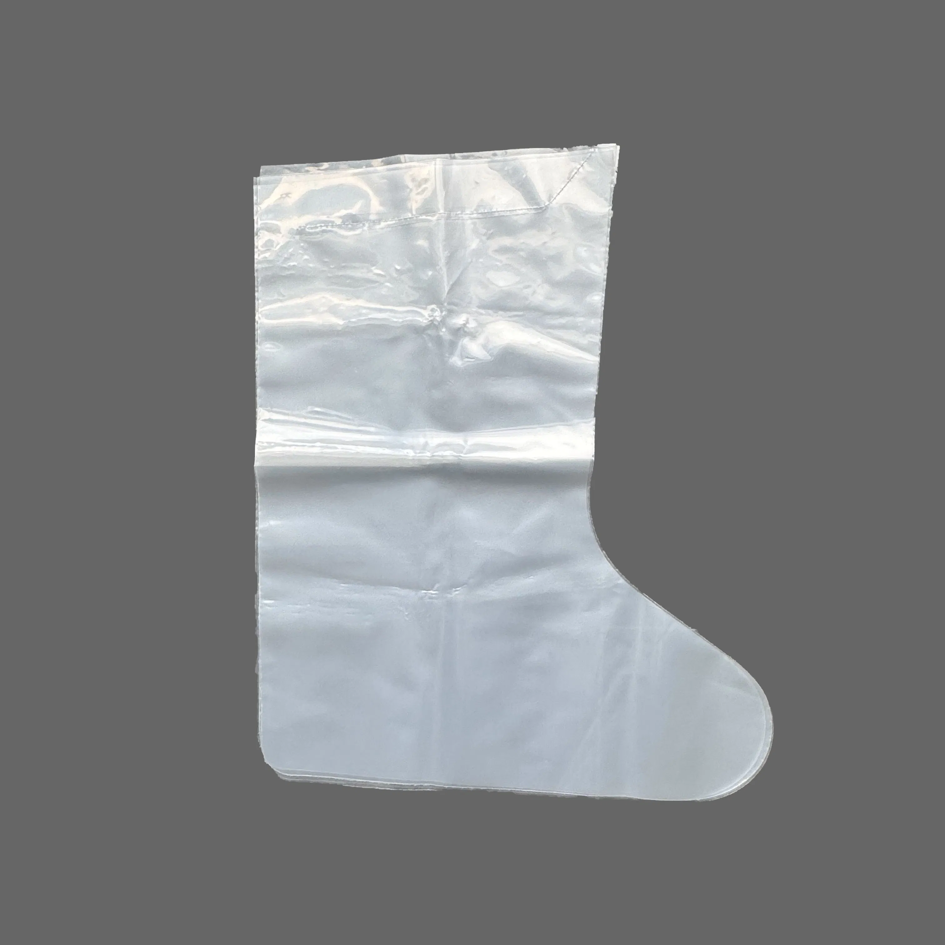 Clear Polyethylene Boot Covers with Tie Top