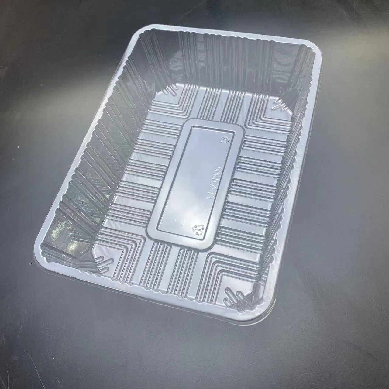 Disposable packaging vacuum forming plastic tray for microgreen lettuce