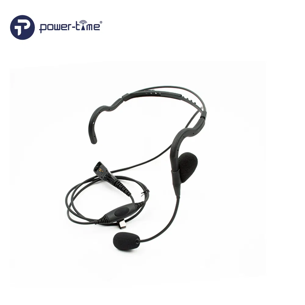 Behind The Head Two Way Radio Light Weight Single Muff Headset
