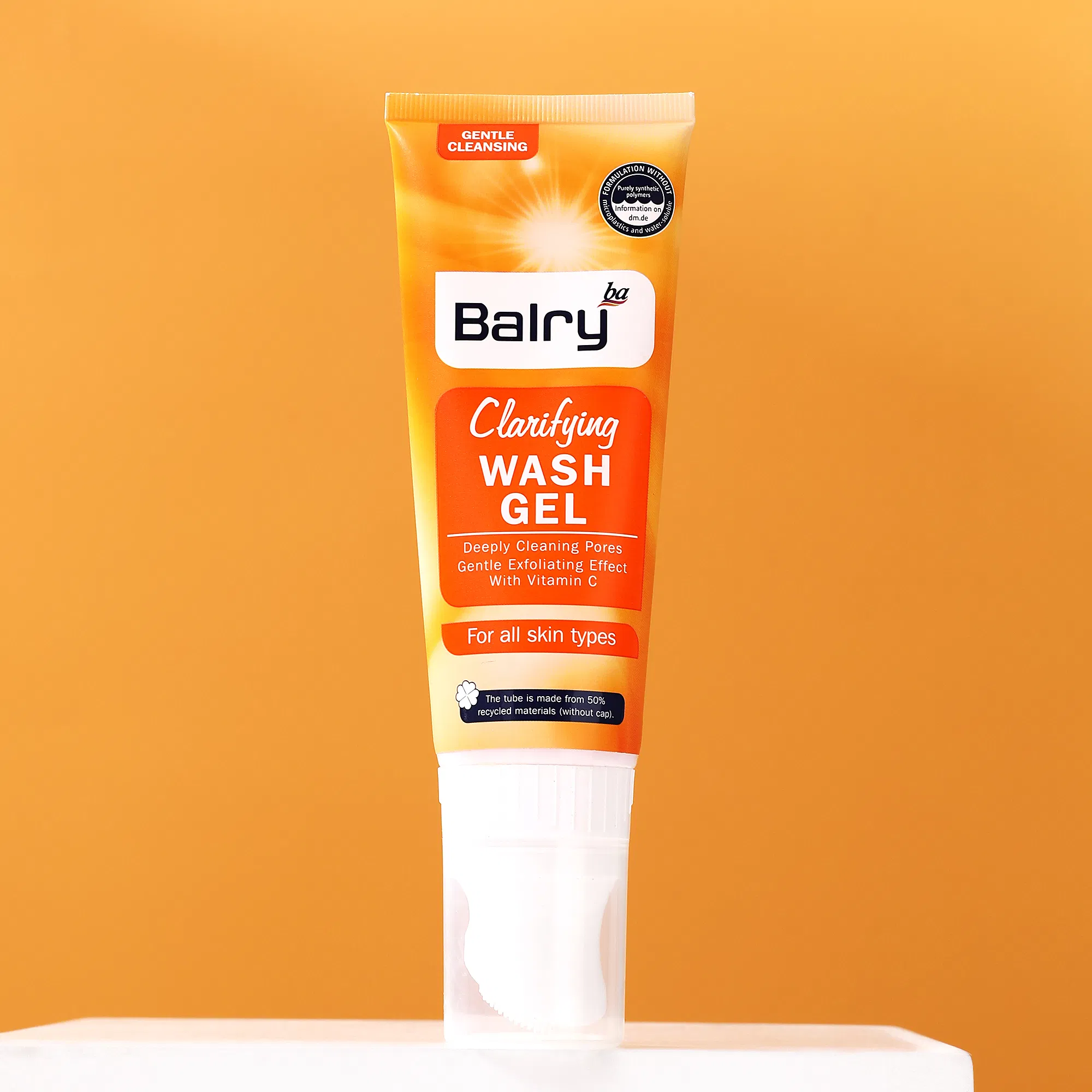 Skincare Anti Acne Facial Cleanser Enhanced Vitamin C Face Wash with Brush