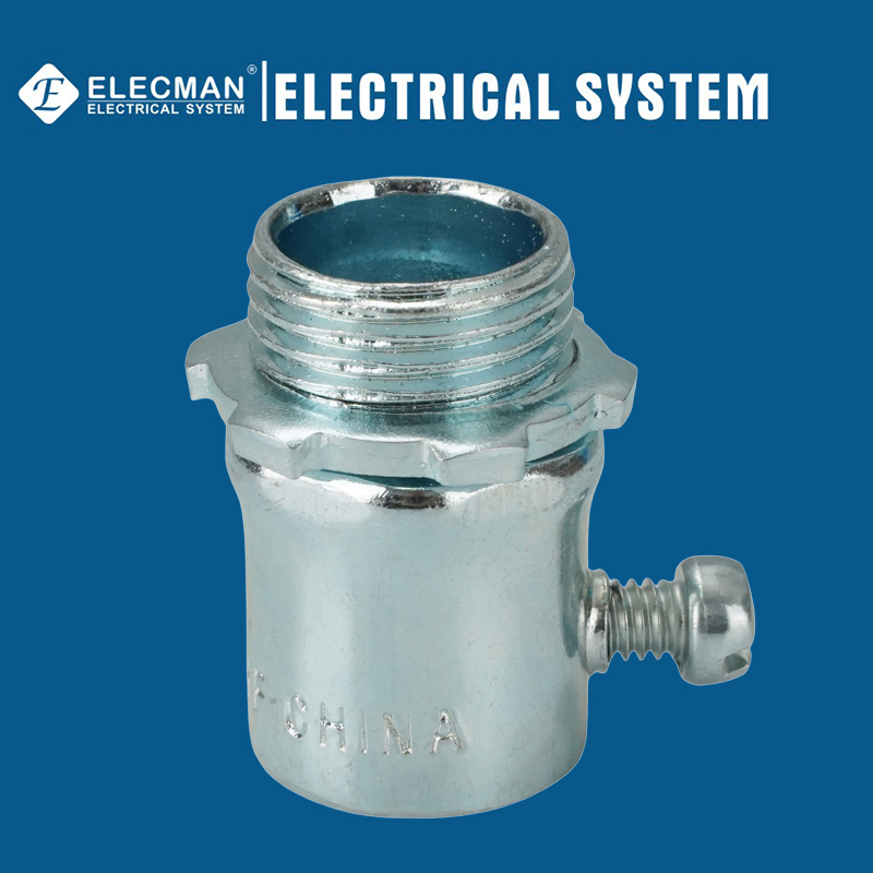 UL Listed Steel EMT Connector Set Screw / Connector EMT/ Termial EMT Conduit Connector