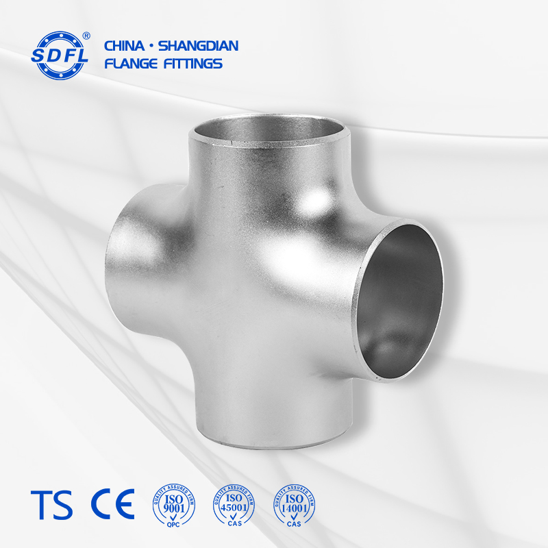 Premium 316 & Hastelloy Four-Way Cross, High-Performance Pipe Fitting for Severe Corrosive Services