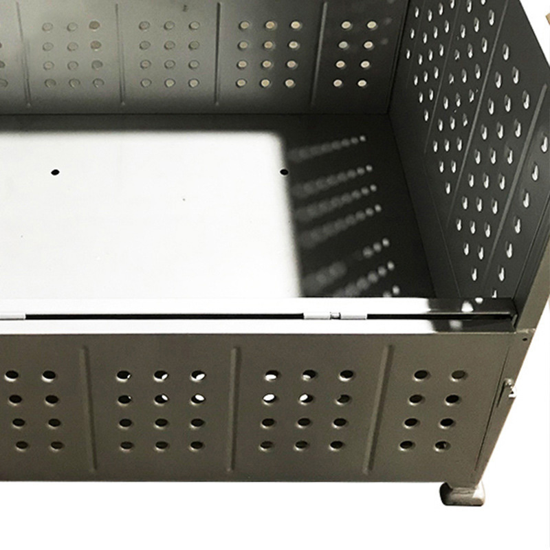 Wholesale Customizable Rack Metal Turnover Boxes for Factory Use