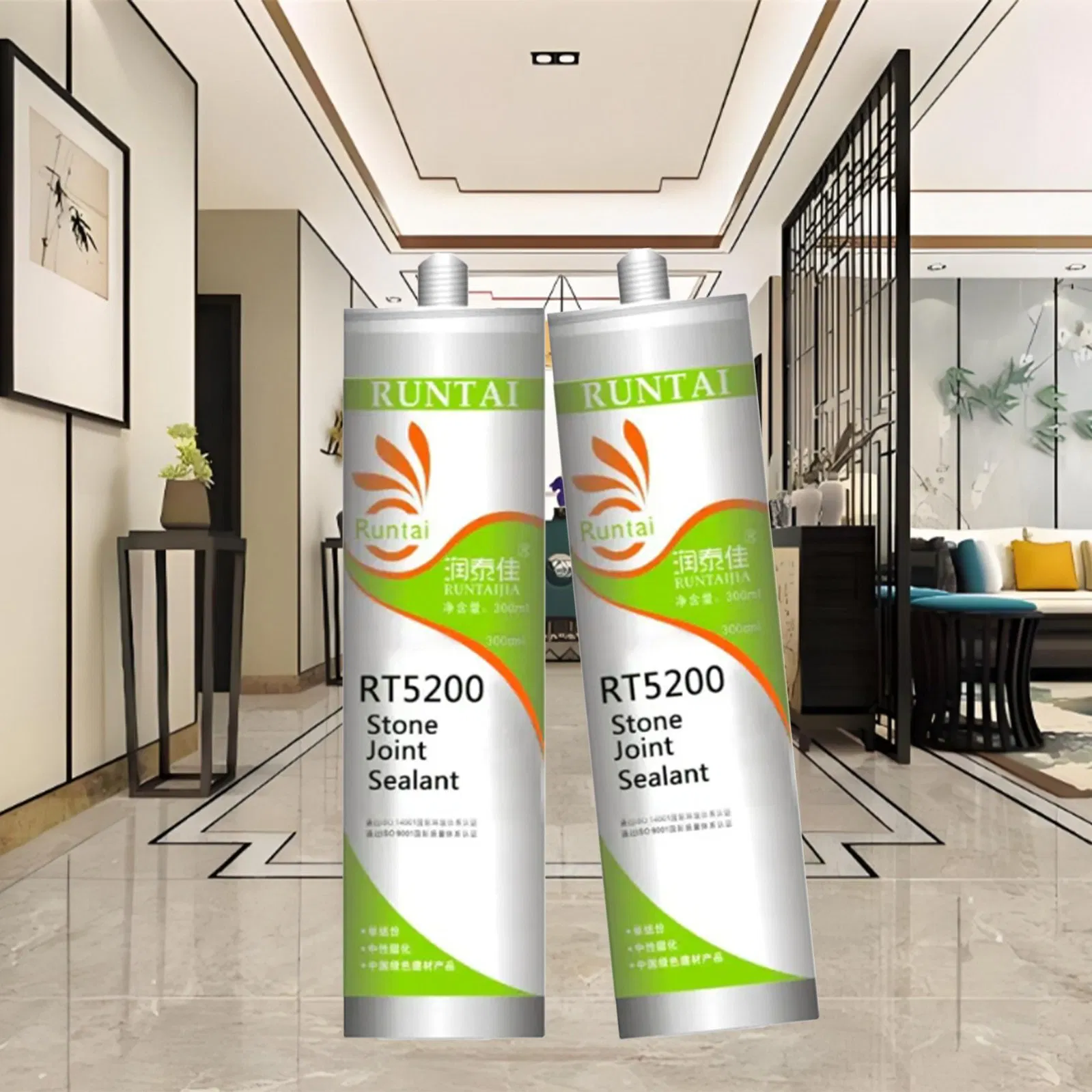 Runtai Premium Weather-Resistant Silicone Sealant for Stone Walls