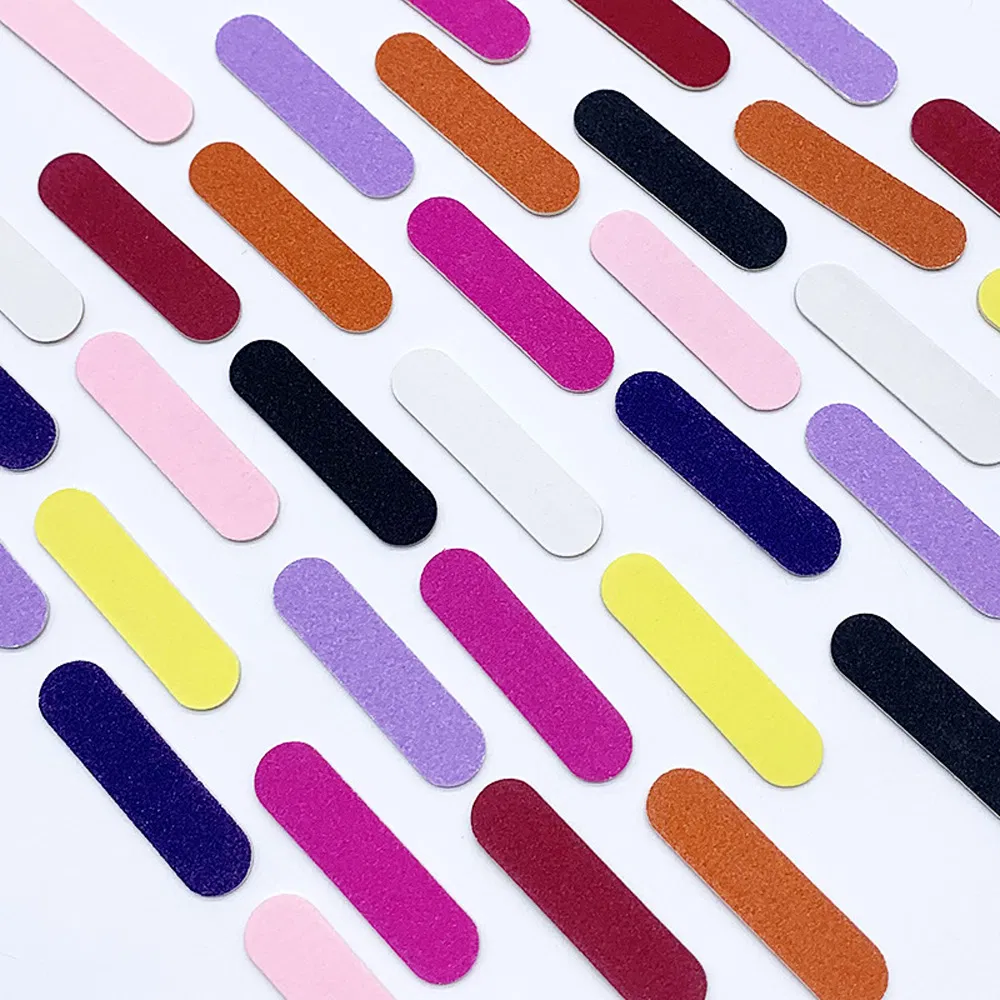 Wholesale Mini Professional Manicure Supplies Set Disposable Nail Art File Buffer Kit with Cuticle Wooden Stick