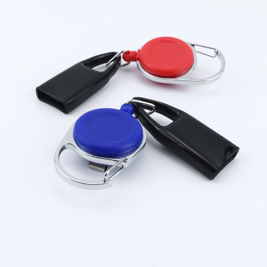 Silicone Belt Retractable Keychain Lighter Holder Sleeve Clip Lighter Leash