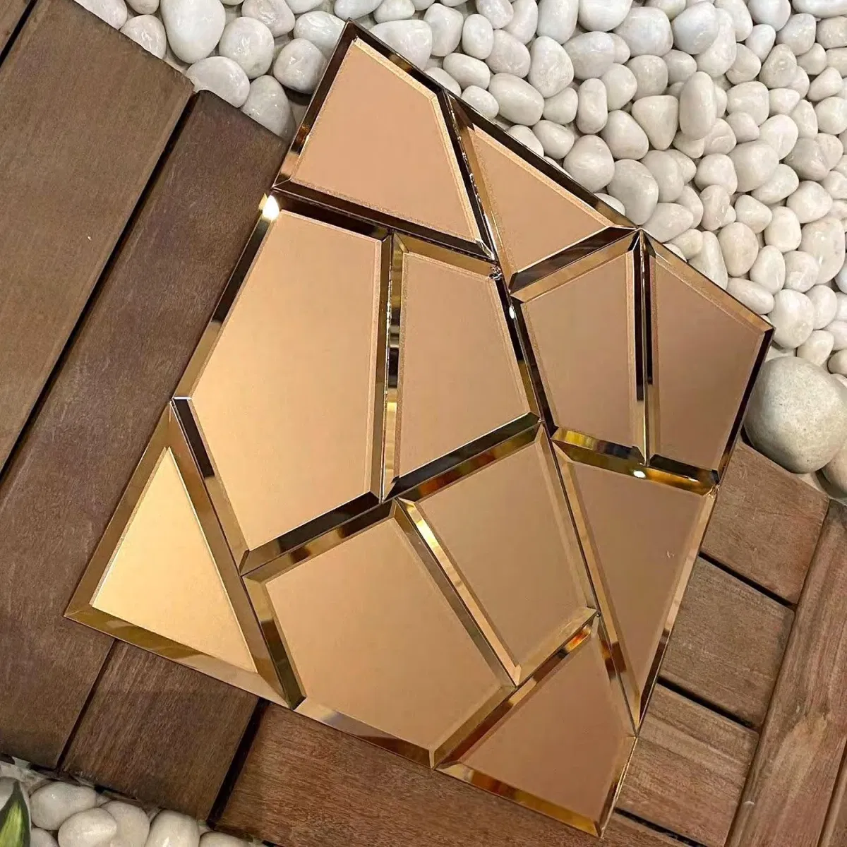 Self-Adhesive Mirror Mosaic for Easy DIY Wall Decoration Tiles