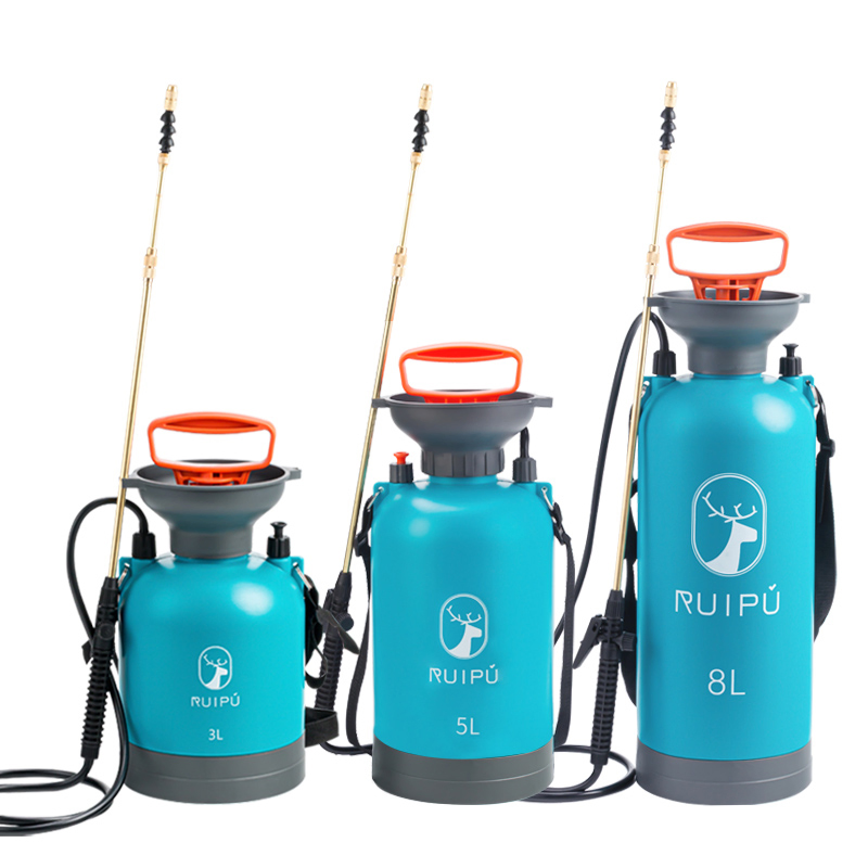 Ruipu 3L/5L/8L High Pressure Plastic Sprayer Pump Bottle Knapsack Spray for Garden