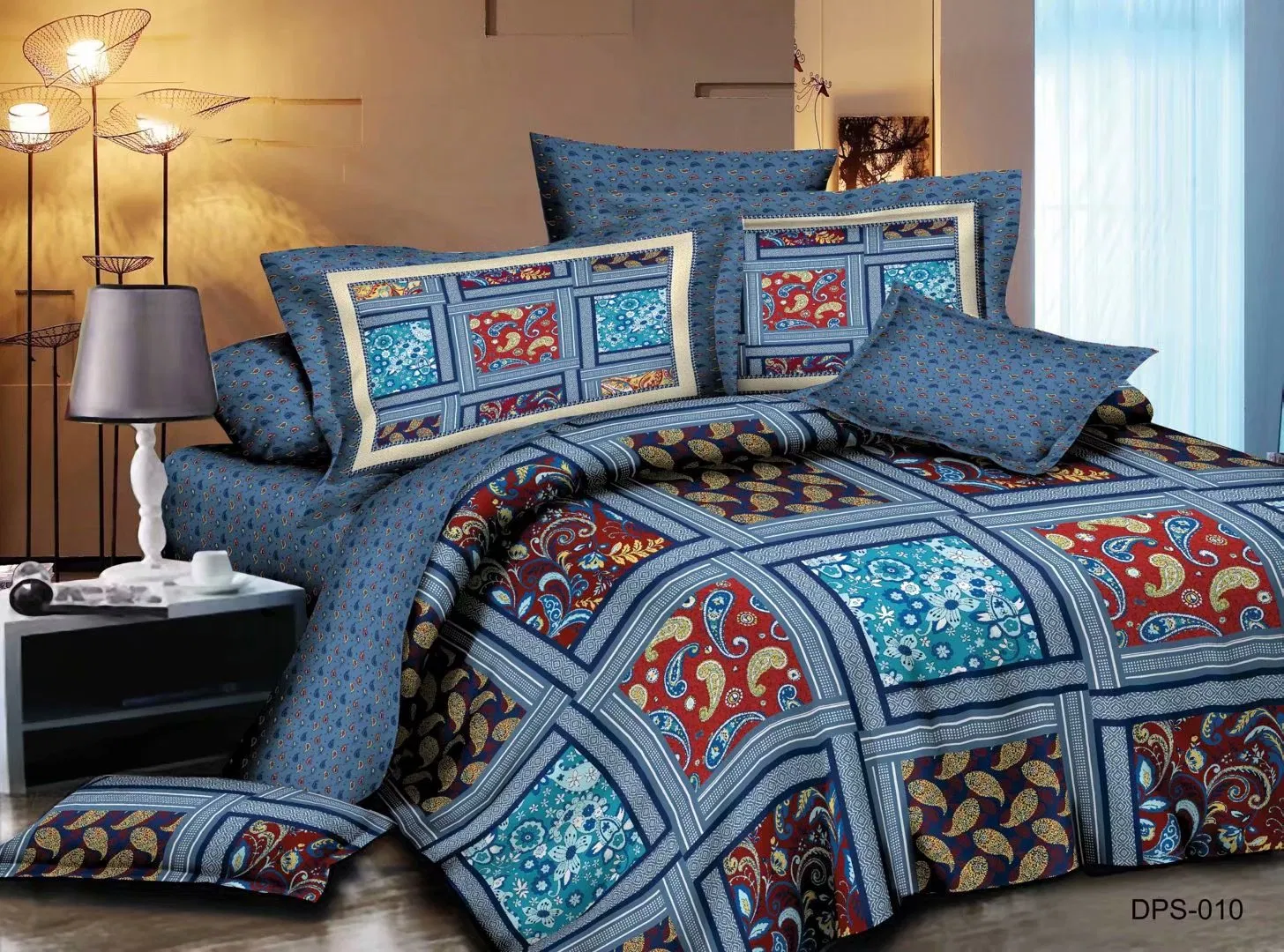 Polyester Microfiber Ultrasonic/ Pinsonic Quilt Bedspread Set