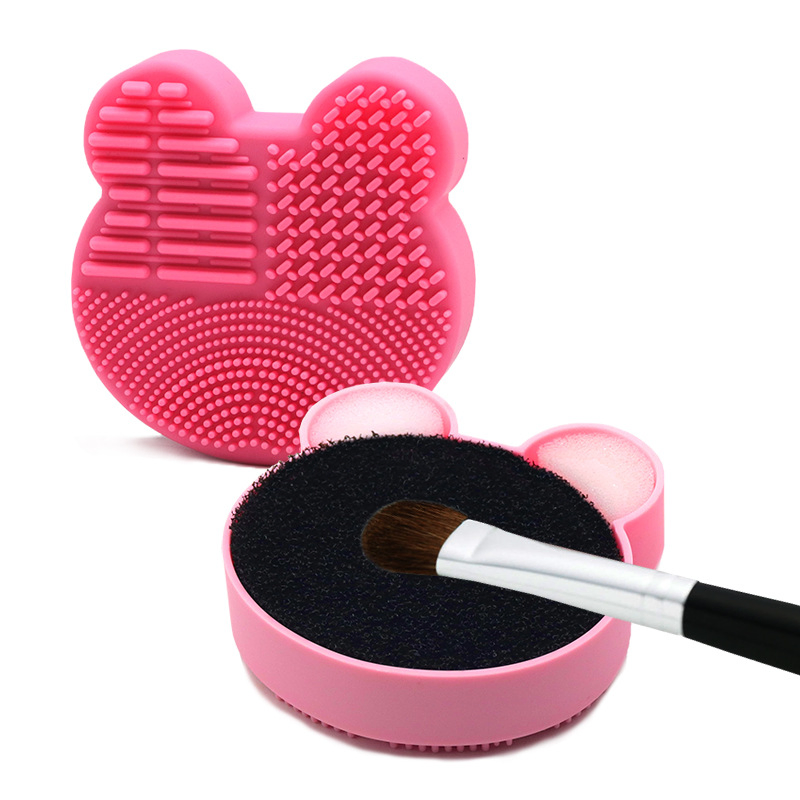Hot Sale Remover Wet Automatic Makeup Brush Cleaner and Dryer Silicone Makeup Brush Cleaning Sponge Box Machine