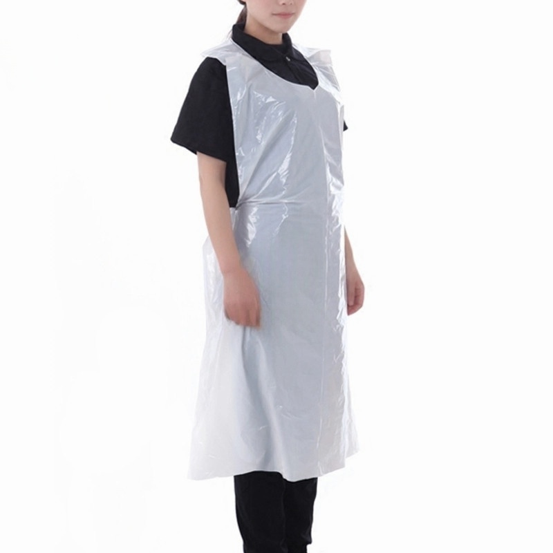 Premium Disposable PE Kitchen Apron for Cooking Safety