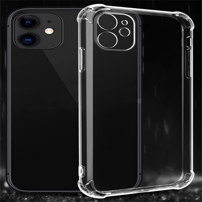 Soft TPU Air Bag Phone Case for iPhone 6 6s 7 7s 8 Plus X Xr Xs Max 11 12 13 Mini PRO Max 5.4 5.8 6.1 6.7 Inch Samsung Huawei Anti Shock Phone Case