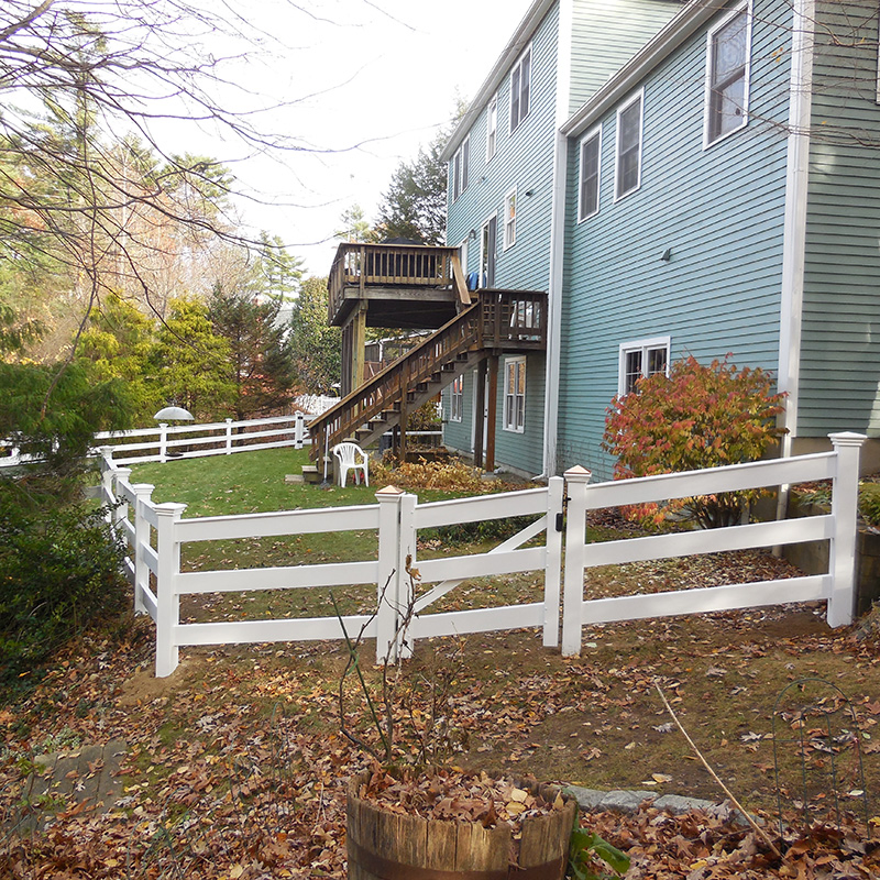 Vinyl Ranch Fence, PVC Post and Rail Horse Fence, Horse Fence