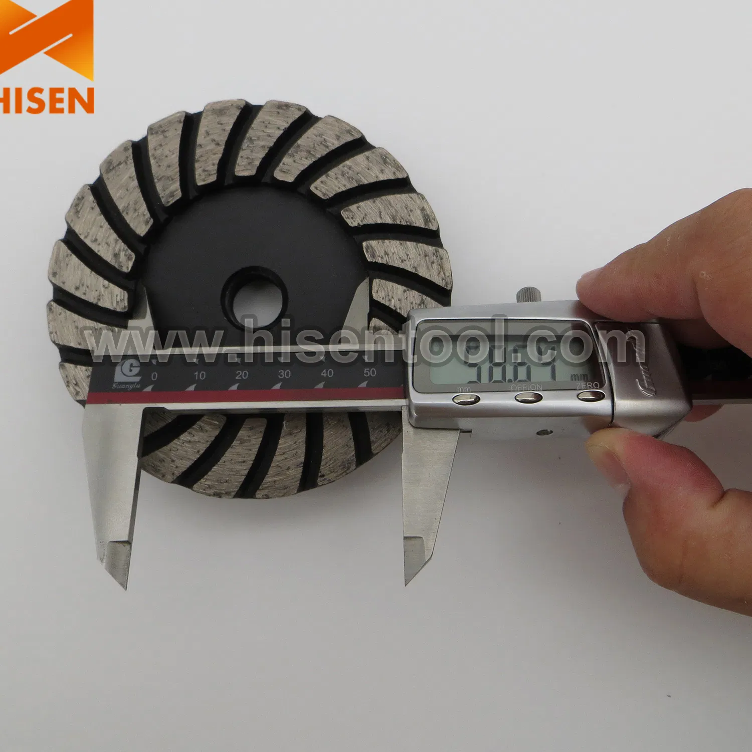 Алмазная чашечная фреза 100 мм Turbo с резьбой 5/8-11