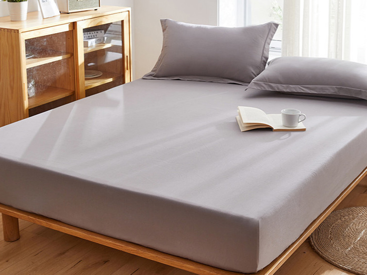 Cotton Pure Color Bed Cap Single Cotton Bedspread Single Double Mattress Cover Wholesale