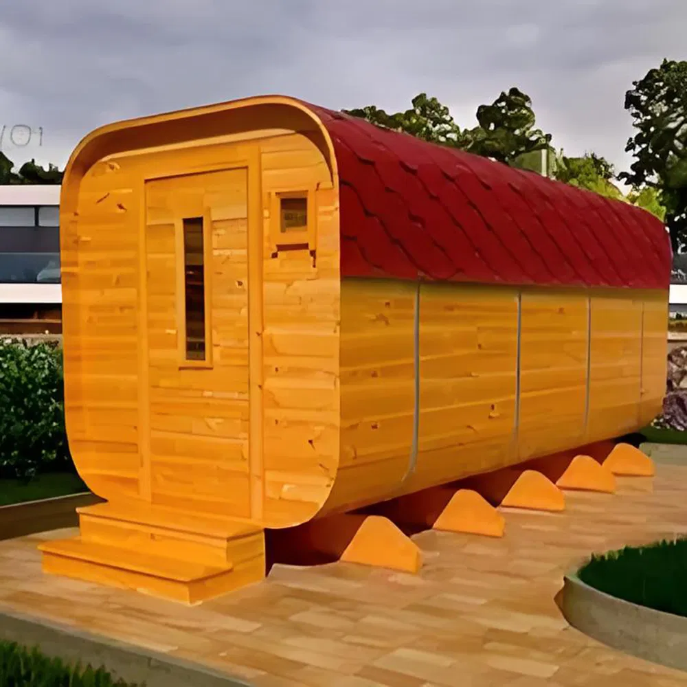 Уличная сауна-куб Heavy-Duty с замком для двора