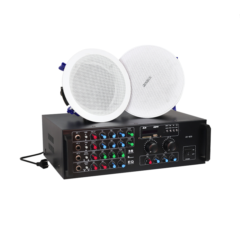 Sample Provided Stereo Karaoke Amplifier with LED Light