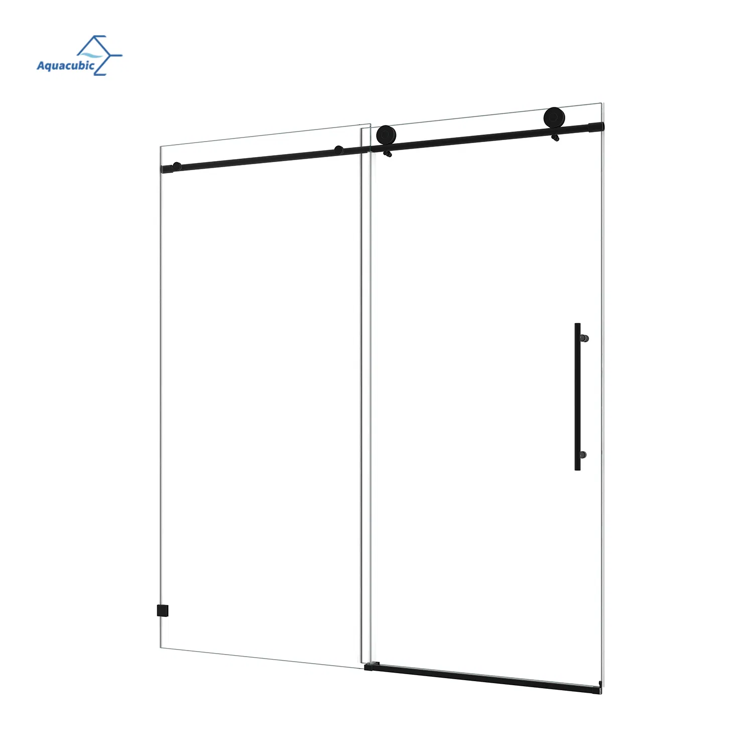 Hot Selling Aluminum Frameless Sliding Door Shower Room Tempered Glass Shower Enclosure for Hotel