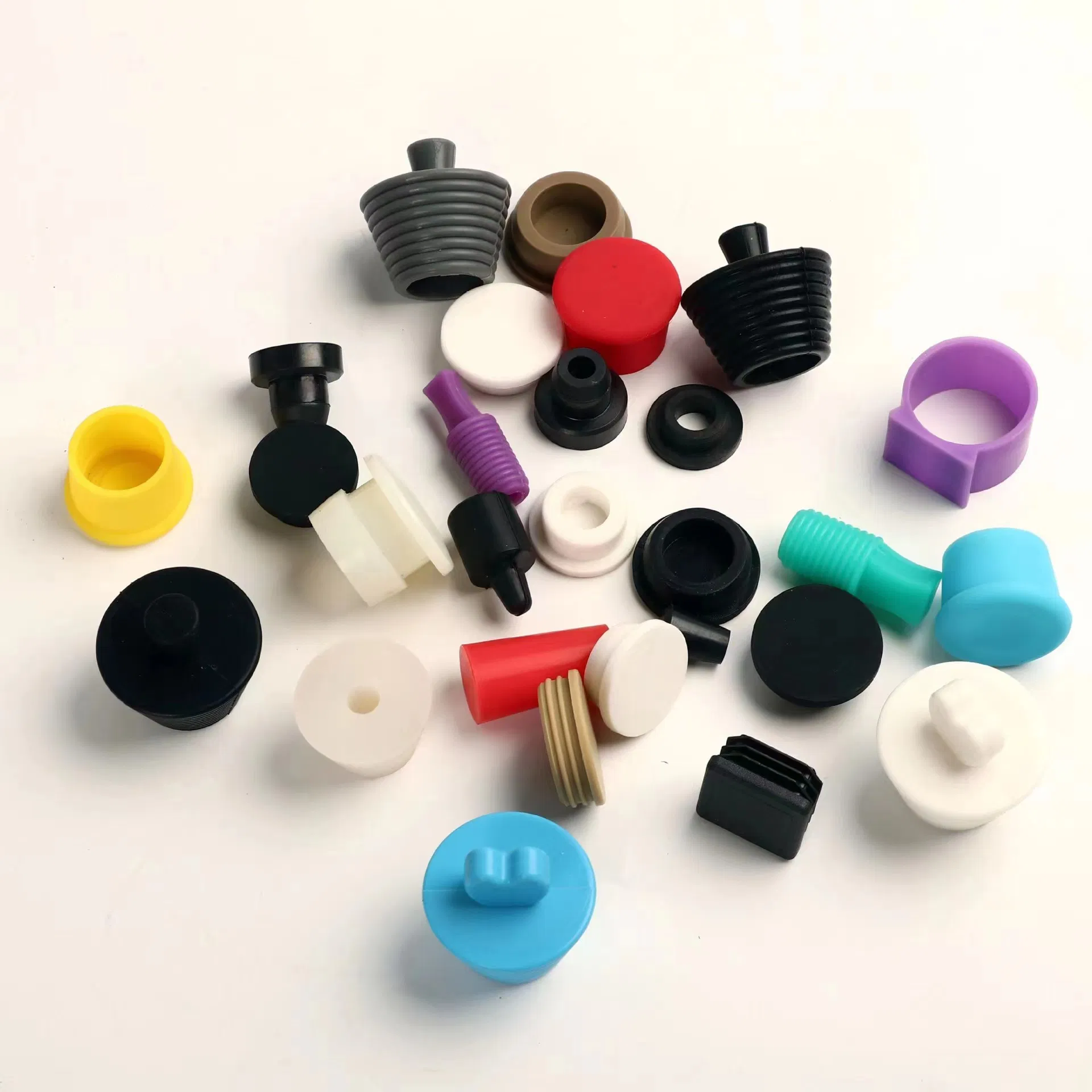 Rubber Feet, Furniture Cabinet Round Rubber Case Feet, Anti-Slip Bumpers Pads for Chairs Noise