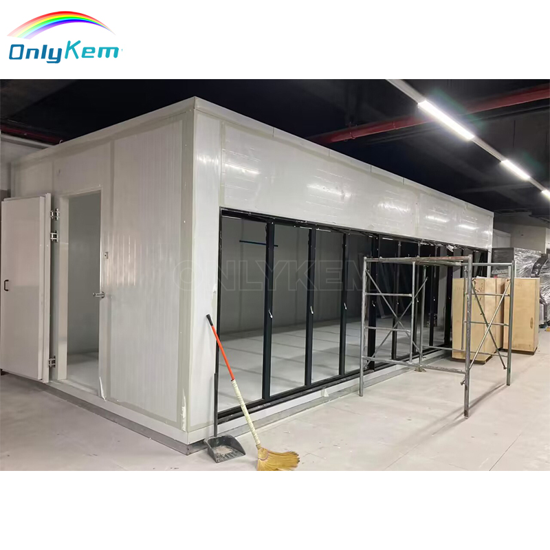 Fresh Flowers Glass Door Display Cold Storage Floral Walk-in Cooler Room