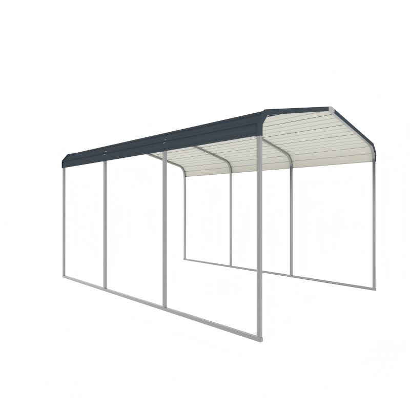 Outdoor Heavy Duty Steel Roof Carport for RV and Boat