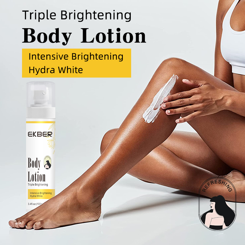 Private Label Body Skin Care Brightening Whitening Body Lotion Fragrance Herbal Orange Skin Moisturizing Cream