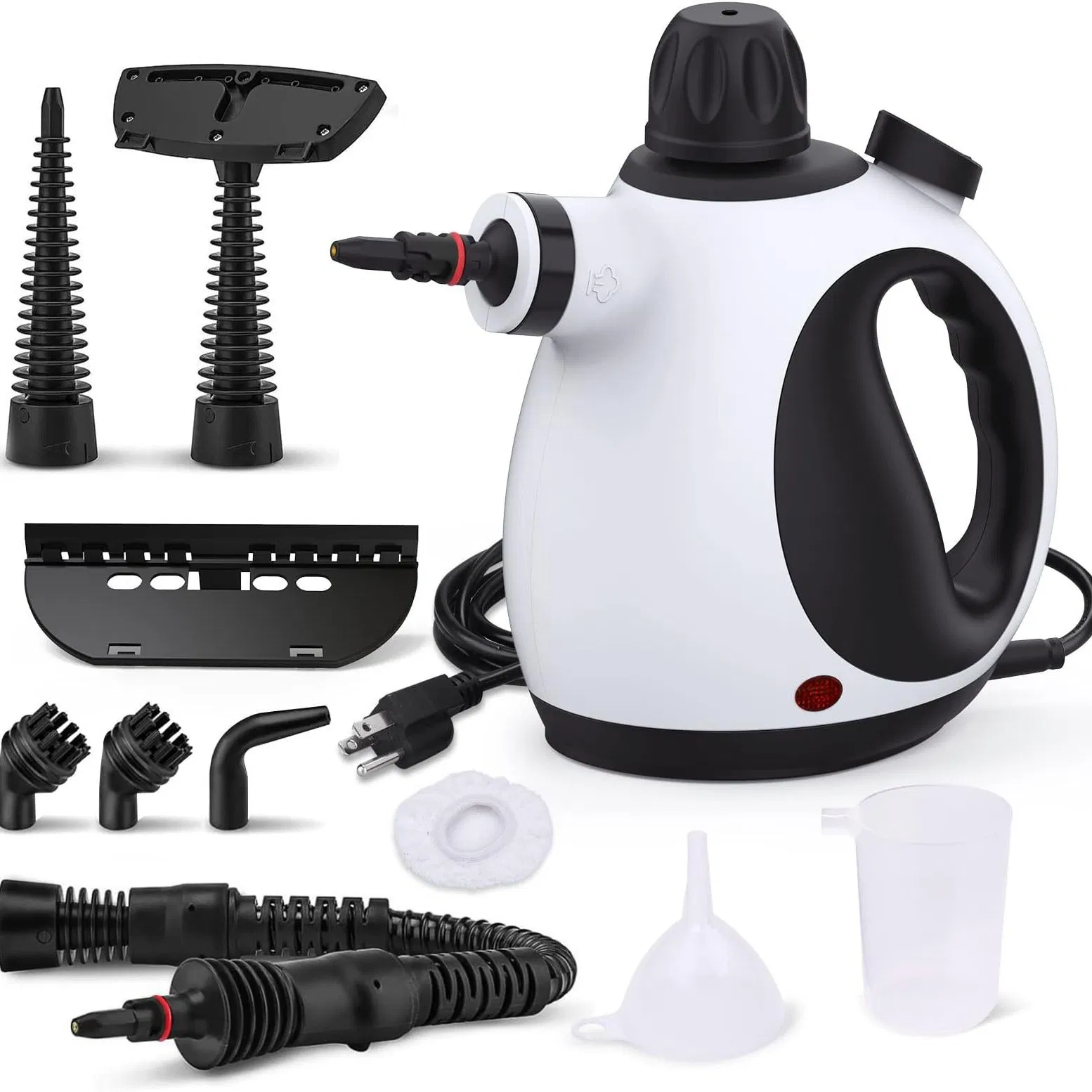 Handheld 1200W Steamer for Cleaning Kitchen Grease Bathroom Grout Car Upholstery