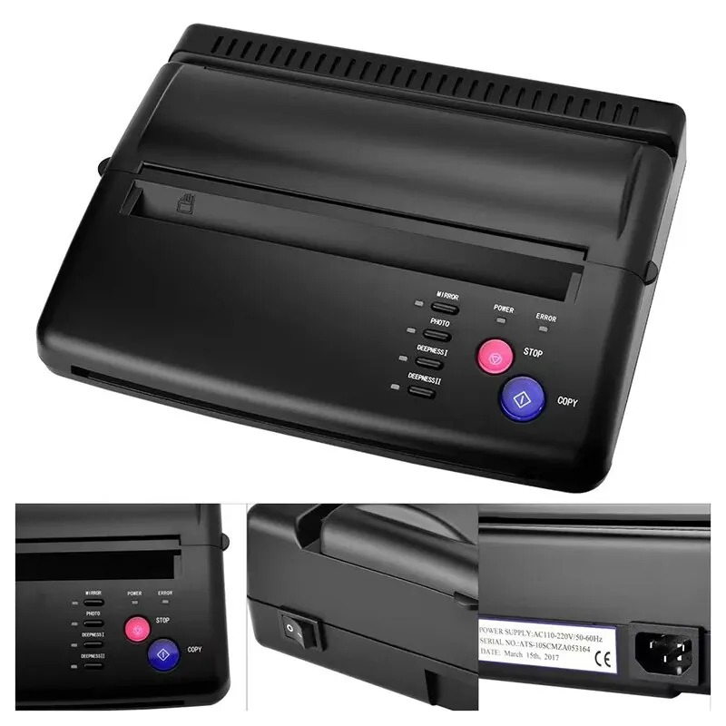 Professional Tattoo Thermal Transfer Machine Equipment Photocopier Tattoo Template Transfer Machine