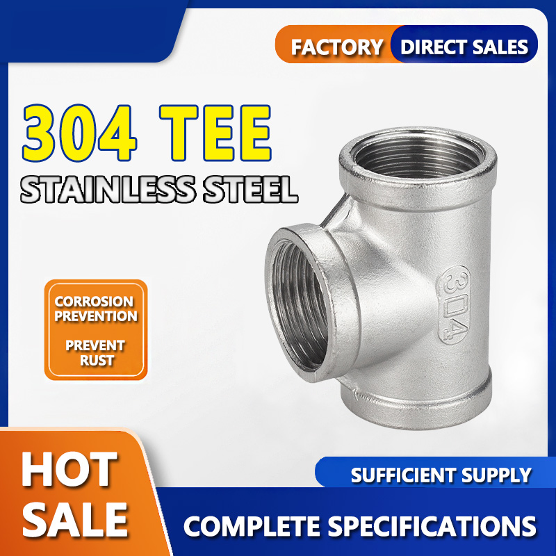 Factory Direct Sale Good Stainless Steel Pipe Fittings Tee for Pipeline Connections