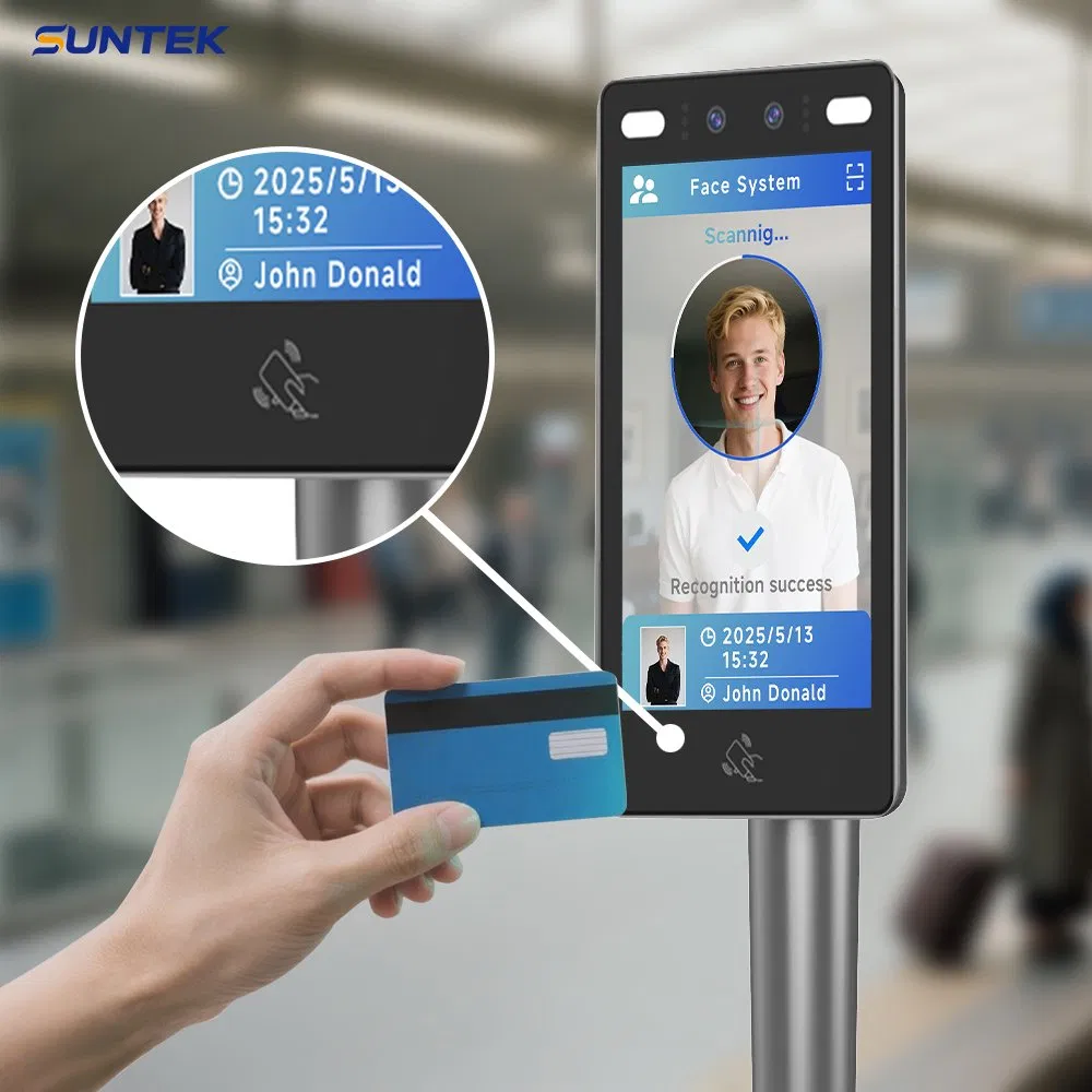 Suntek Facial Recognition Device Accurate Biometric Indentification Access Control System for Employees Visitors