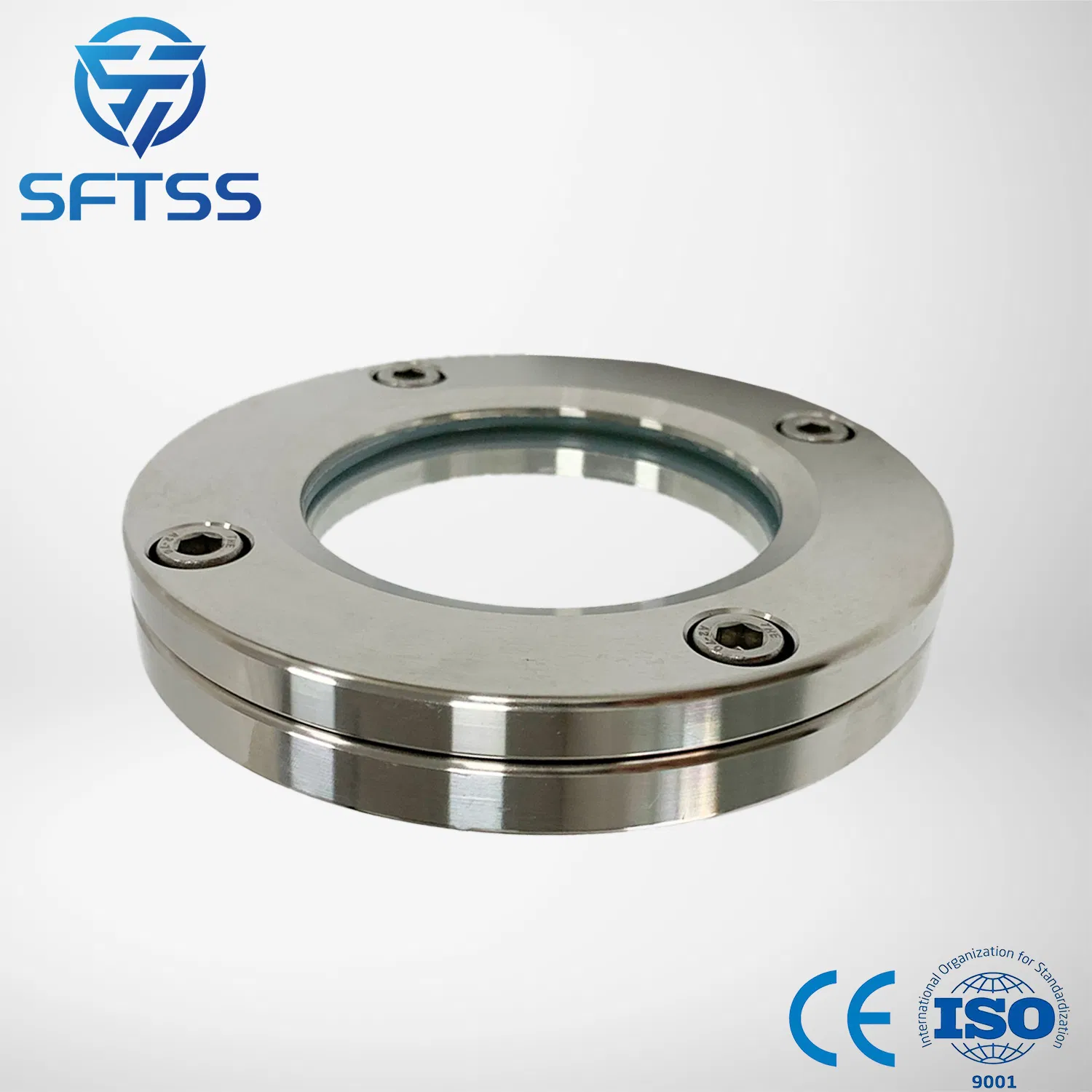 Premium Stainless Steel Sight Glass with Robust Flange Connection