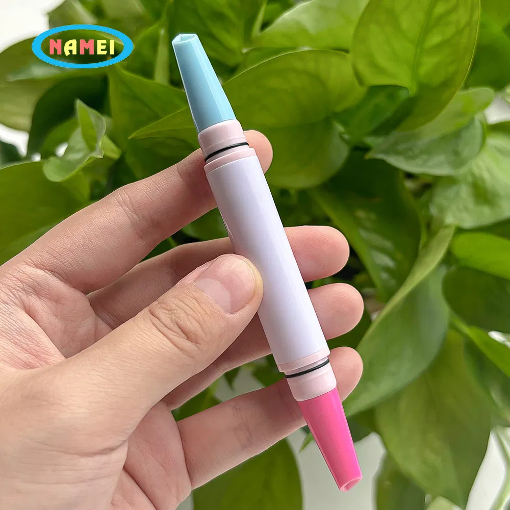 Changeable Nib Concealer High Gloss Double Head Lipstick Tube Eye Shadow Silkworm Laying Pen