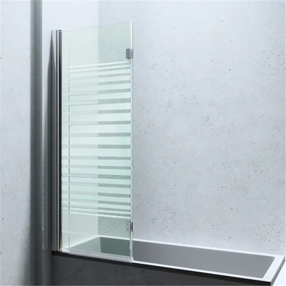 Simple Stainless Steel Mini Hinge Bathtub Shower Enclosure