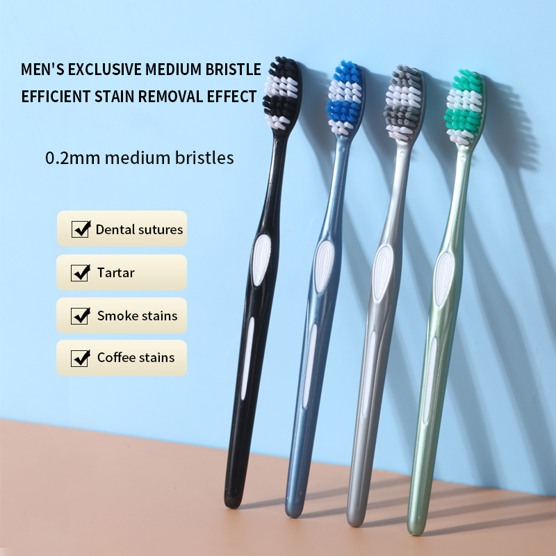 Мягкая зубная щетка для взрослых Fine and Soft Bristle