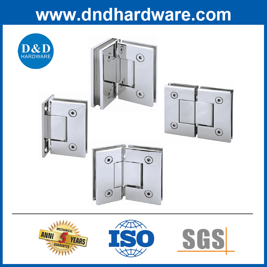 Stainless Steel Glass Hardware Fitting 135 Degree Glass Hinge for Residential Building
