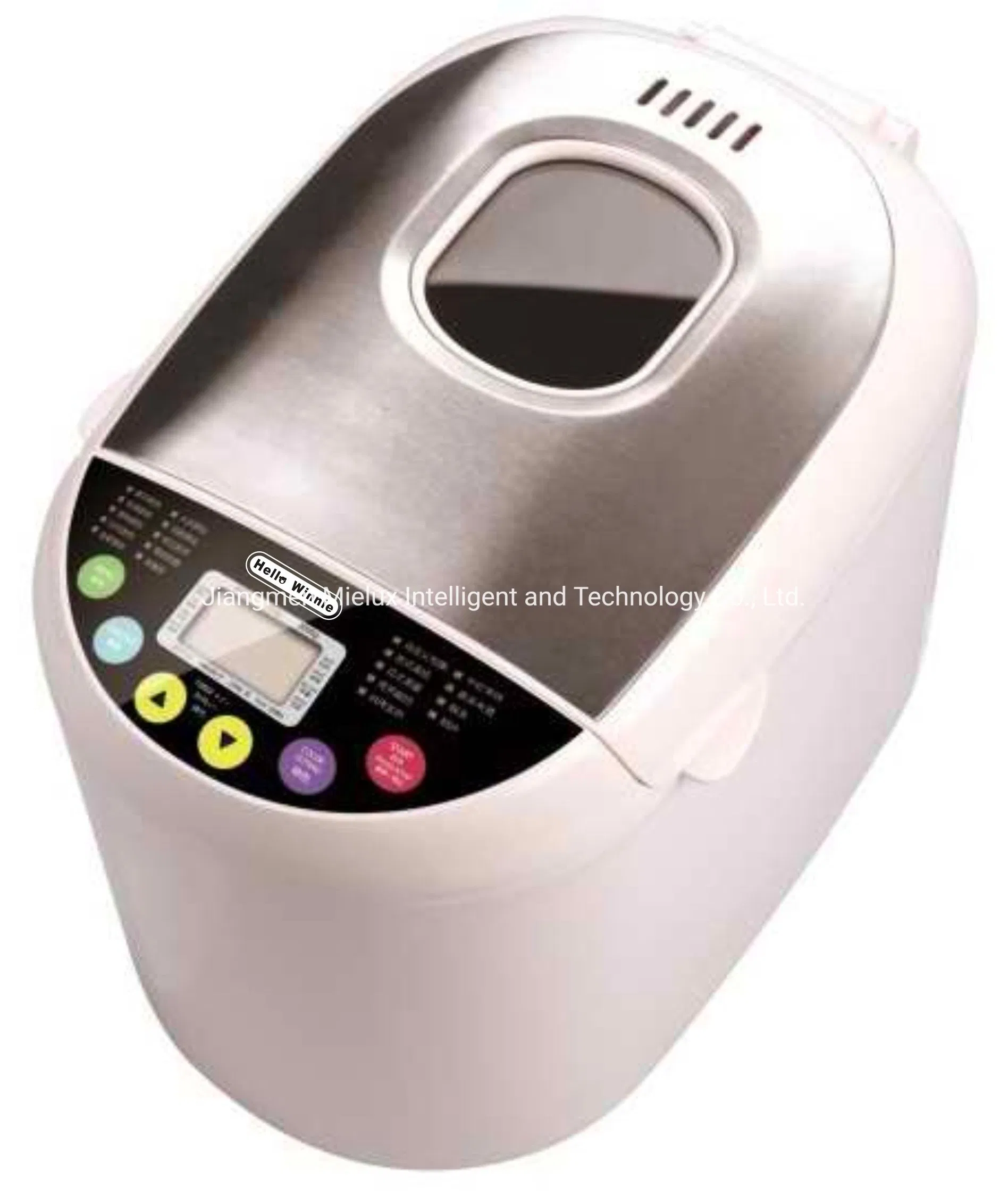 PP Housing Household Bread Maker with S/S Panel & Viewing Window on The Lid
