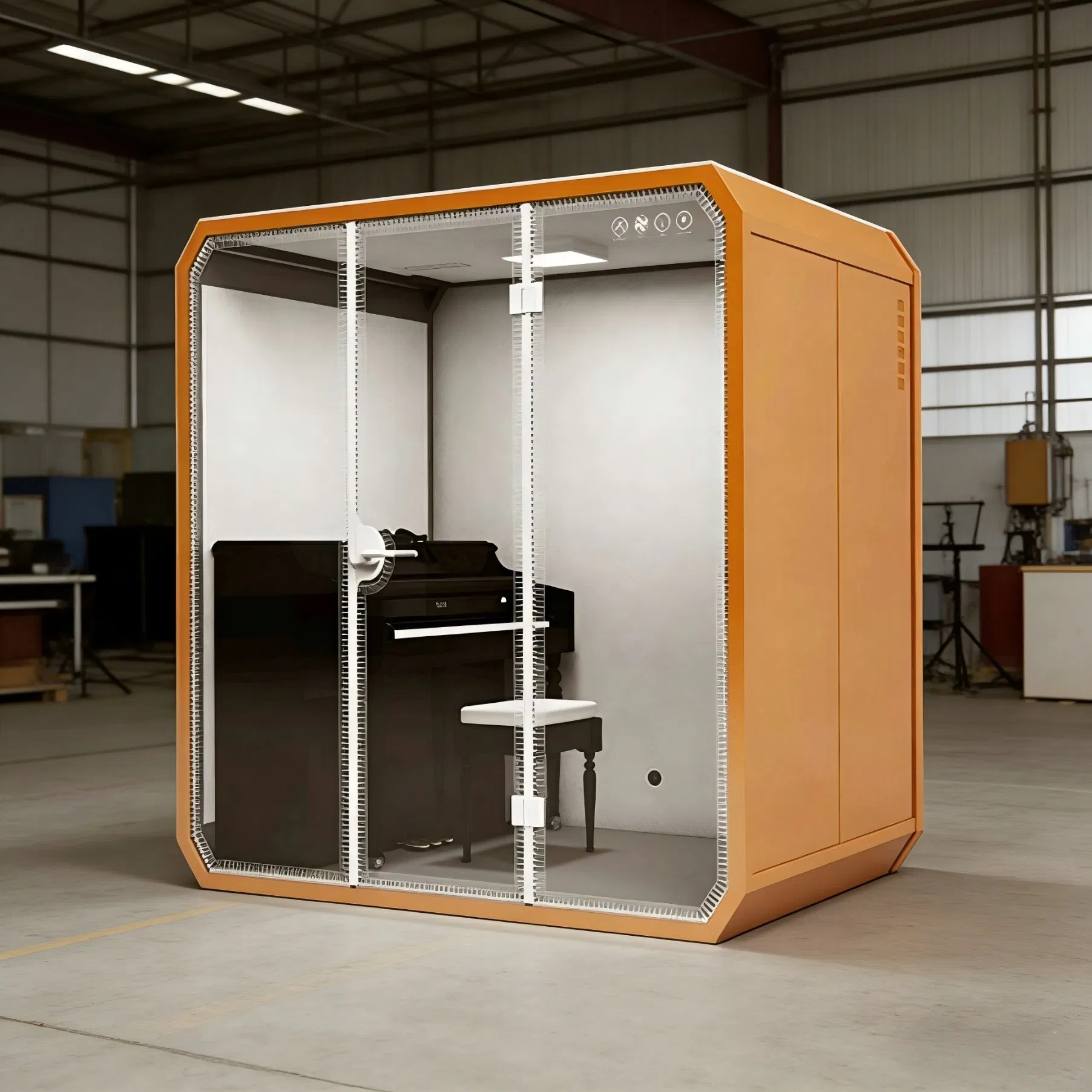 Office Workstation High Back Acoustic Private Public Waiting Area Office Pod