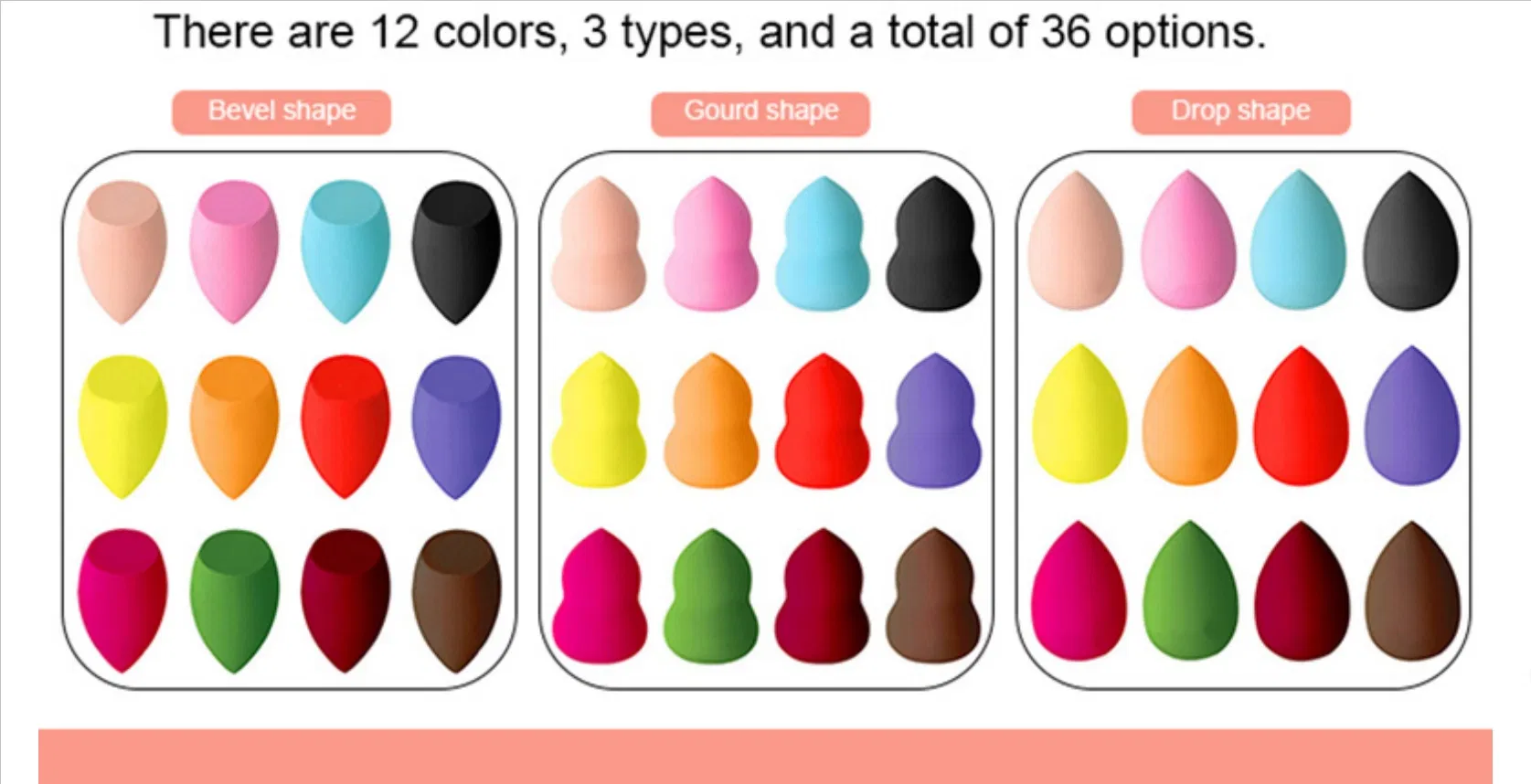 Non Latex Blender Beauty Sponge Set Makeup Puff Liquid Cream Foundation Cosmetics Make up Powder Brush Water Drop Sponge