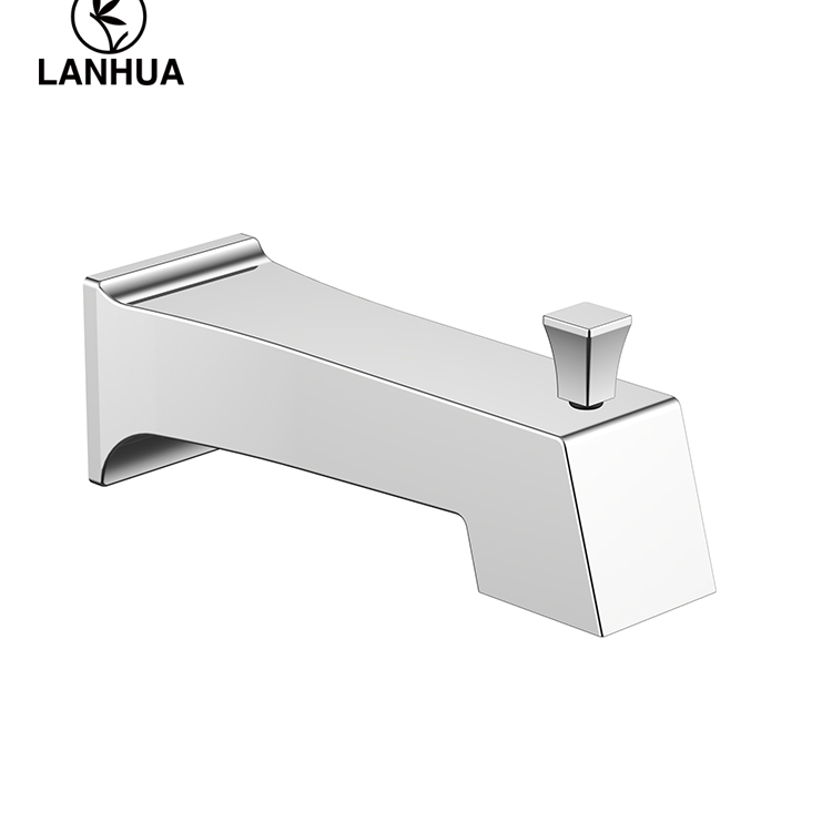 Современный смеситель квадратный настенный Sleek Modern