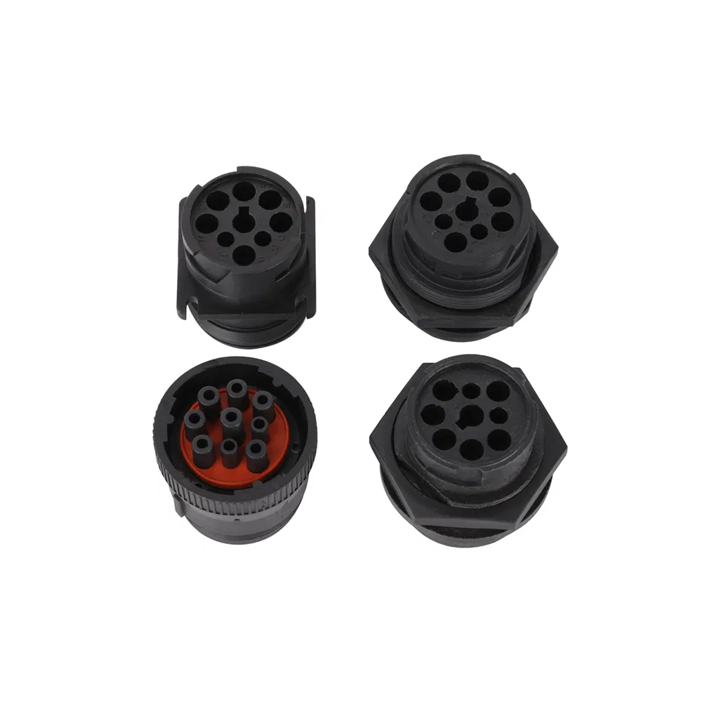 Type 1 J1939 9-Pin Plug to Type 1 J1939 Receptacle and 430251200 Male Connector ELD Cable