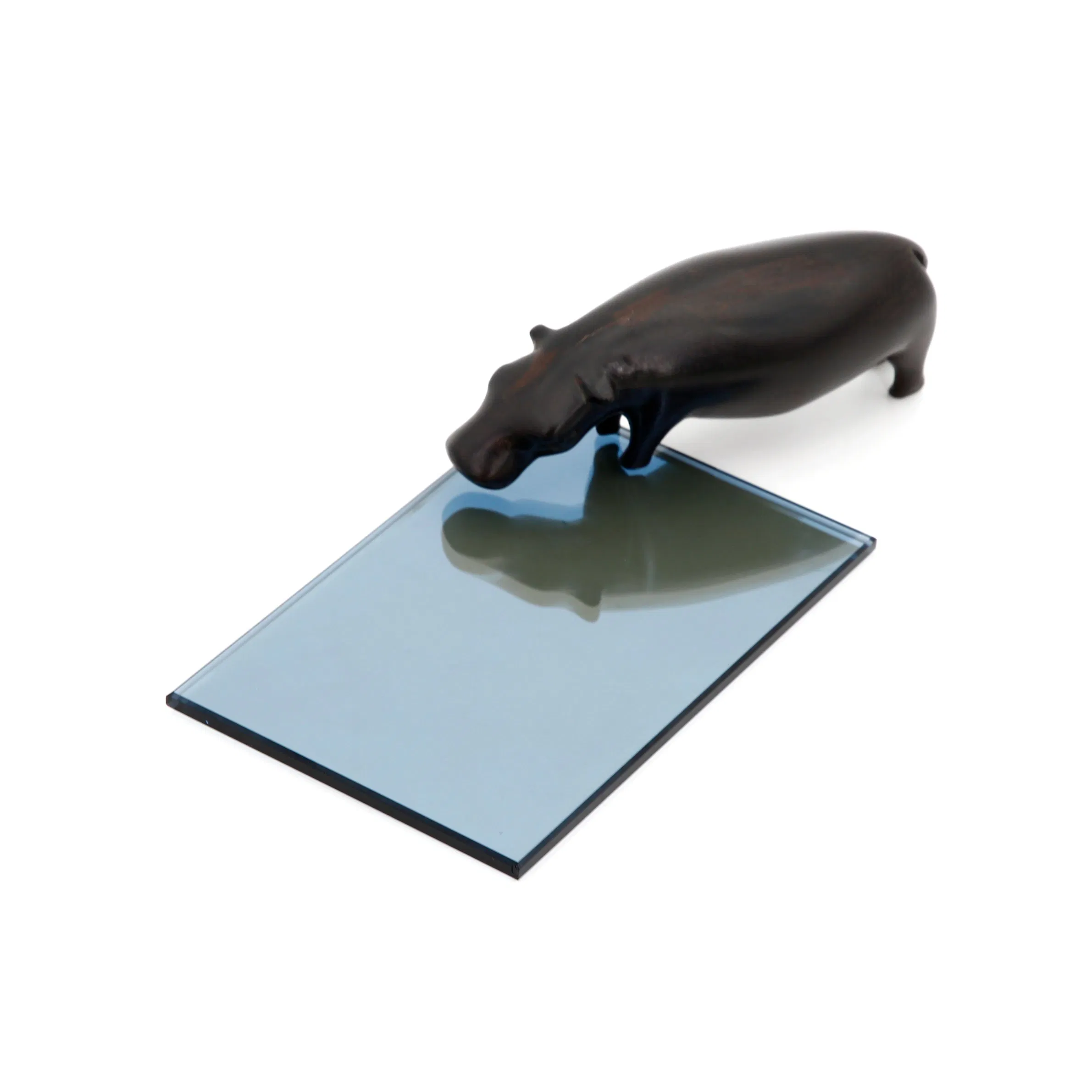 Factory Supply Dark Blue/Light Blue Tinted Reflective Glass