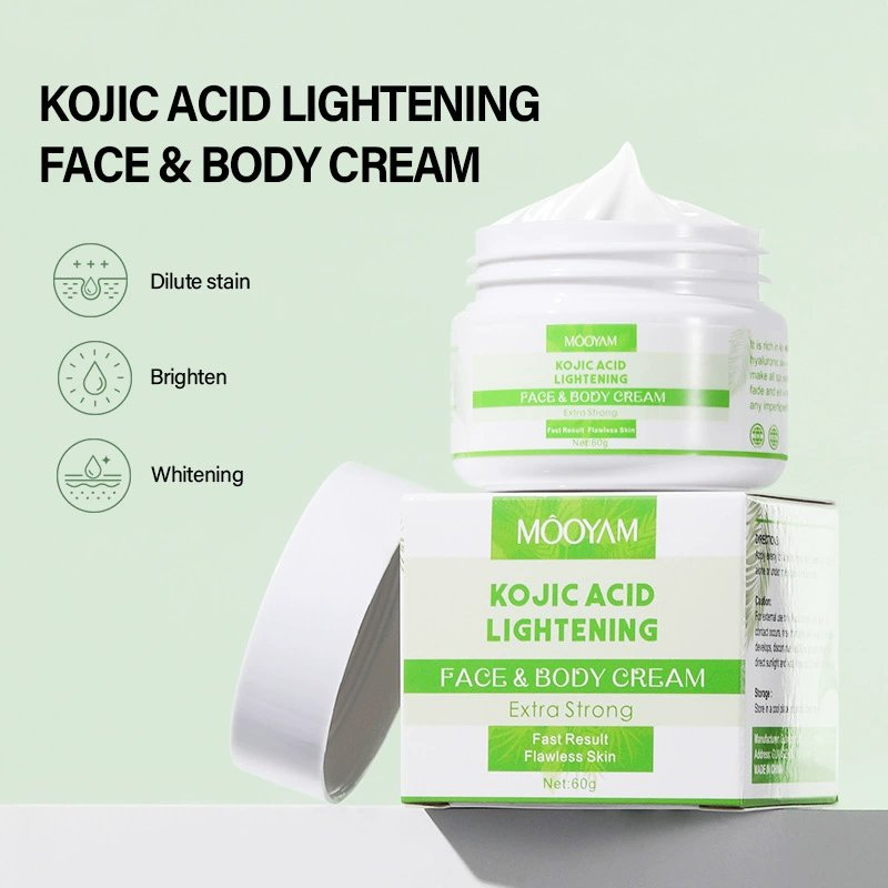Kojic Acid Cream Moisturizing Brightening Face Body Beauty Moisturizer