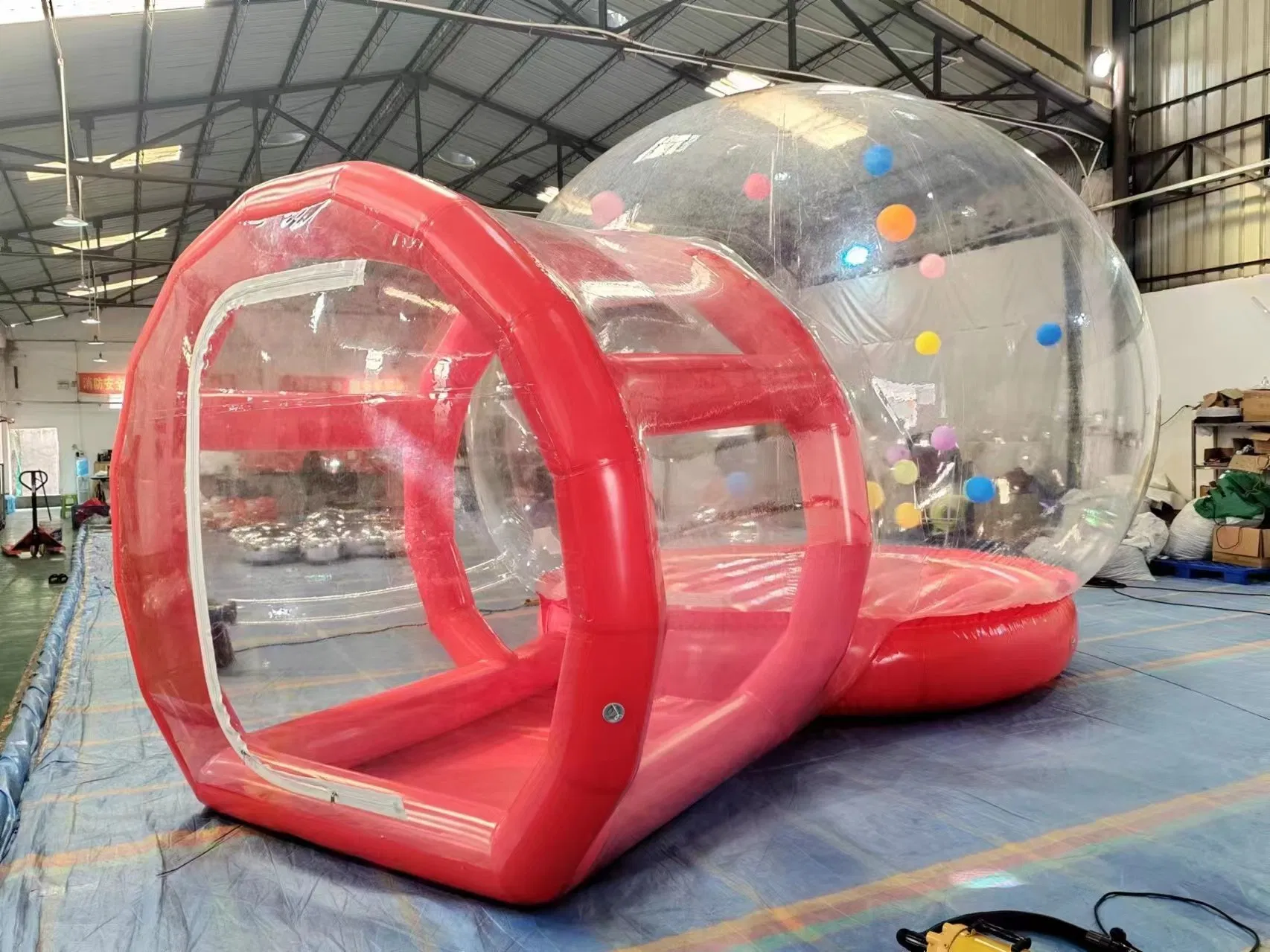 5m Kids Party Fun House Giant Clear Inflatable Crystal Igloo Dome Balloons Bubble Tent Transparent Inflatable Bubble House